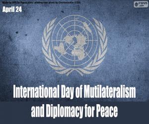 yapboz Uluslararası Barış için Çok Taraflılık ve Diplomasi Günü